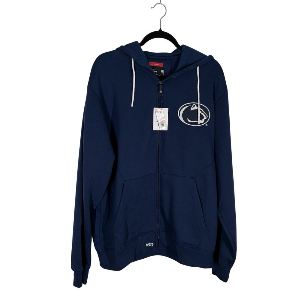Franchise Club Penn State Nittany Lions Men XL Embroidered Zip Up Hoodie NWT